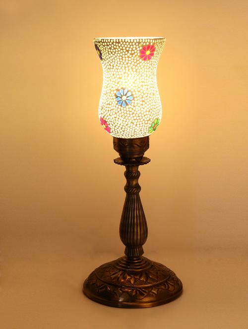 new designer central table lamp with colorful glass decorative with colorful beads & chips & high quality stand (set of 2) - 15574518 - Very Small Image - 1