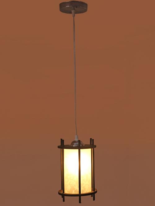lakshya designer pendant hanging ceiling lamp light with designer wooden box & all fitting -wd25 - 15575010 - Very Small Image - 1
