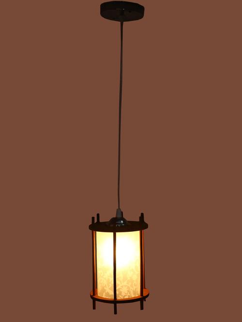 lakshya designer pendant hanging ceiling lamp light with designer wooden box & all fitting -wd29 - 15575014 - Very Small Image - 1