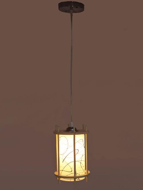 lakshya styles pendant hanging ceiling lamp light with styles wooden box & all fitting (set of two) -wd44 - 15575028 - Very Small Image - 1