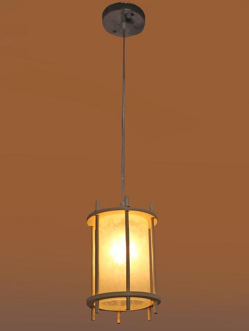 lakshya styles pendant hanging ceiling lamp light with styles wooden box & all fitting (set of two) -wd46 - 15575030 - Very Small Image - 1