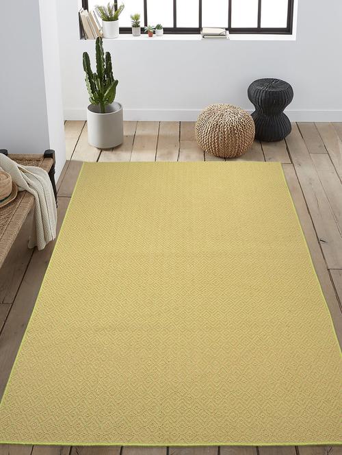 modern jute n cotton made floor carpet- 6x9ft (180x270 cm) - 15576241 - Very Small Image - 1