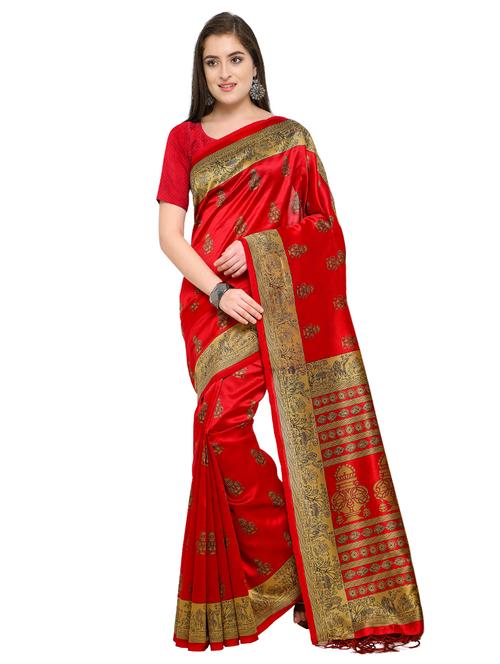 conversational mysore silk saree with blouse - 15576425 - Very Small Image - 1