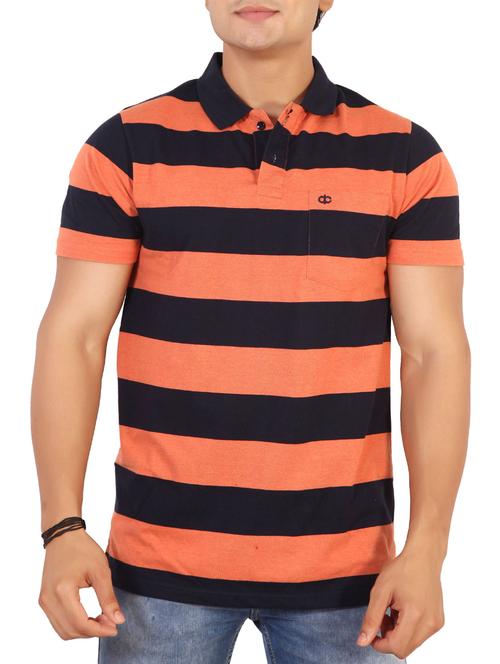 orange cotton pocket t-shirt - 15576643 - Very Small Image - 1