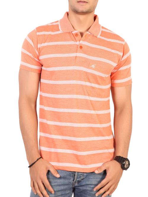 orange cotton pocket t-shirt - 15576684 - Very Small Image - 1