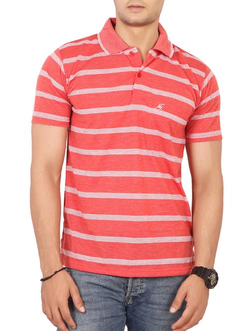 red cotton pocket t-shirt - 15576685 - Very Small Image - 1