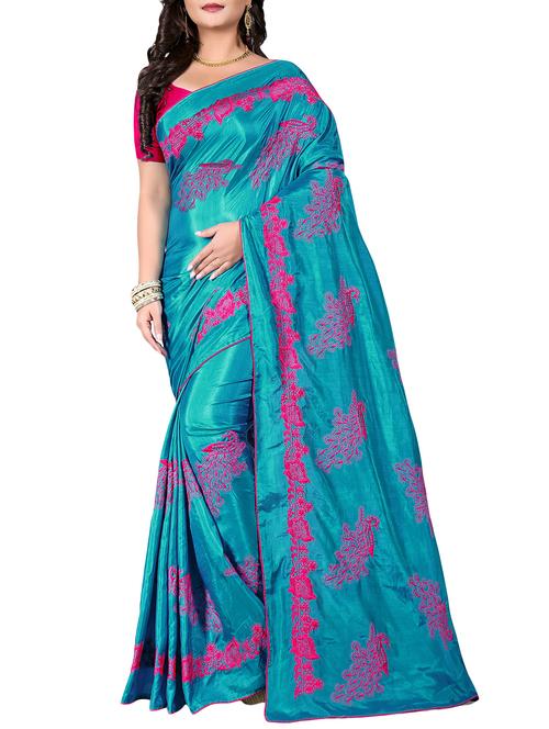conversational embroidered saree with blouse - 15576935 - Very Small Image - 1