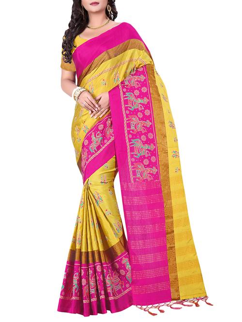 conversational embroidered saree with blouse - 15576937 - Very Small Image - 1