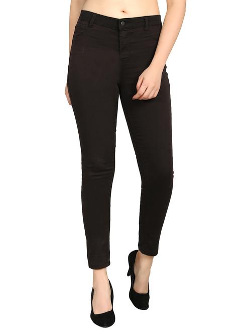 coco brown high-rise jeans - 15577312 - Very Small Image - 1