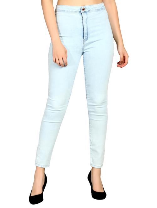 ice blue high-rise jeans - 15577318 - Very Small Image - 1