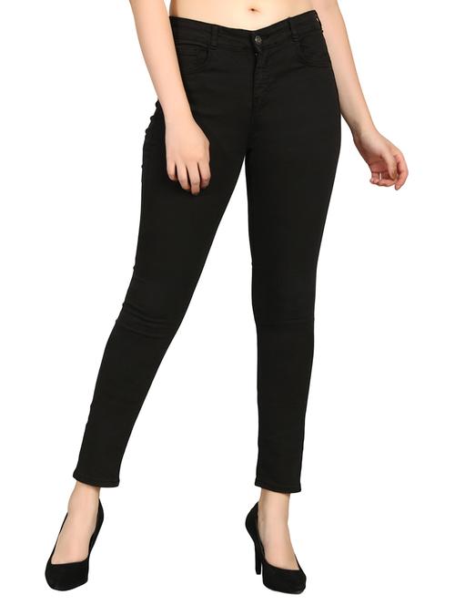 onyx black high-rise jeans - 15577356 - Very Small Image - 1