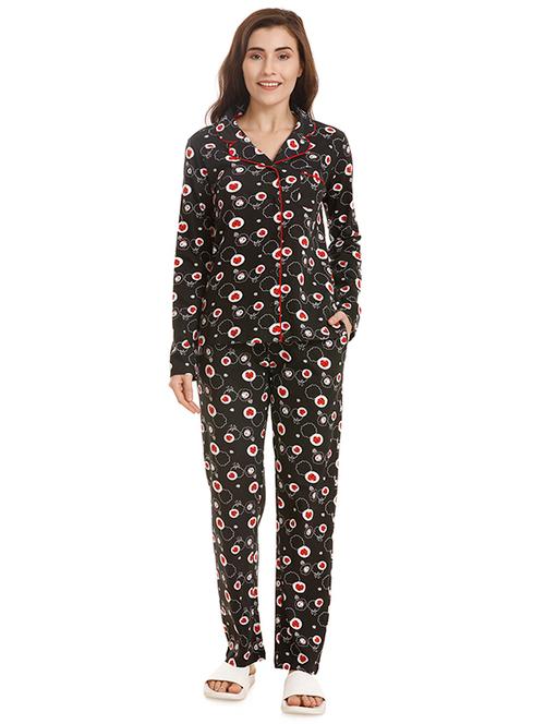 quirky print nightwear pajama set - 15577545 - Very Small Image - 1