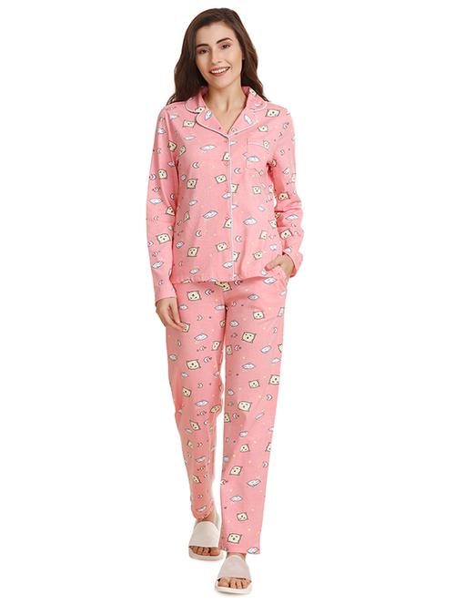 quirky print nightwear pajama set - 15577553 - Very Small Image - 1