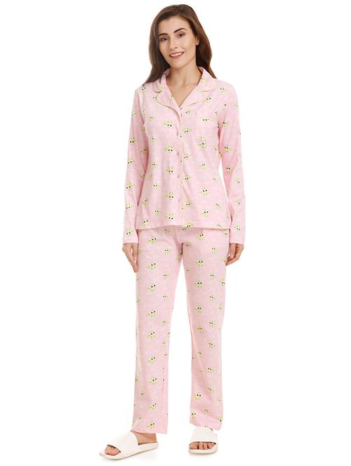quirky print nightwear pajama set - 15577556 - Very Small Image - 1