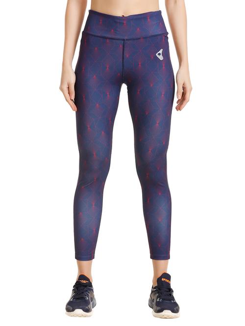 high waist geometric track pant - 15577847 - Very Small Image - 1
