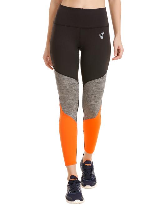 color block high waist track pant - 15577848 - Very Small Image - 1
