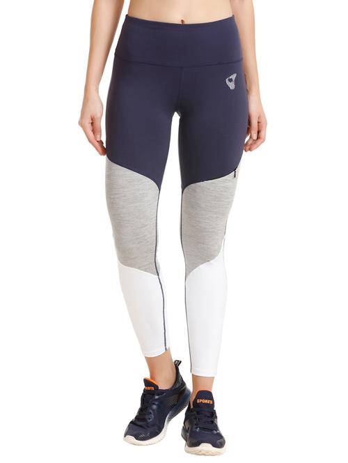 color block high waist track pant - 15577849 - Very Small Image - 1
