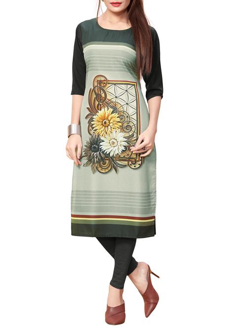 digital print straight kurta - 15578823 - Very Small Image - 1