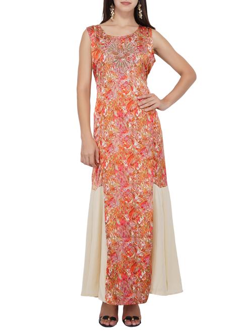 embellished a-line gown - 15579088 - Very Small Image - 1