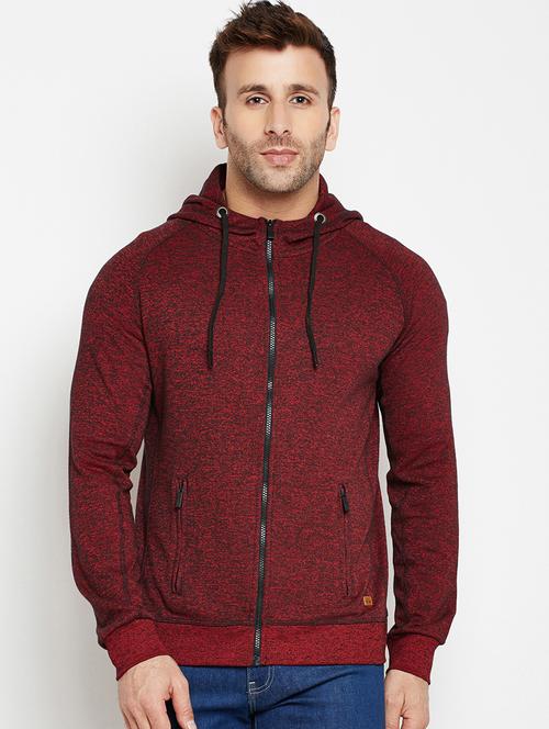 red cotton sweatshirt - 15580817 - Very Small Image - 1