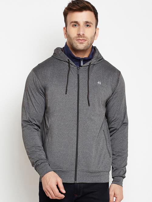 grey polyester sweatshirt - 15580825 - Very Small Image - 1