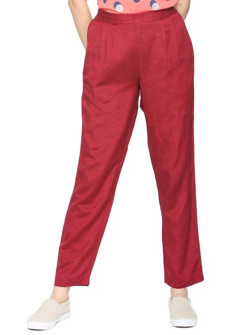 elasticated waist pleated trouser - 15581108 - Very Small Image - 1