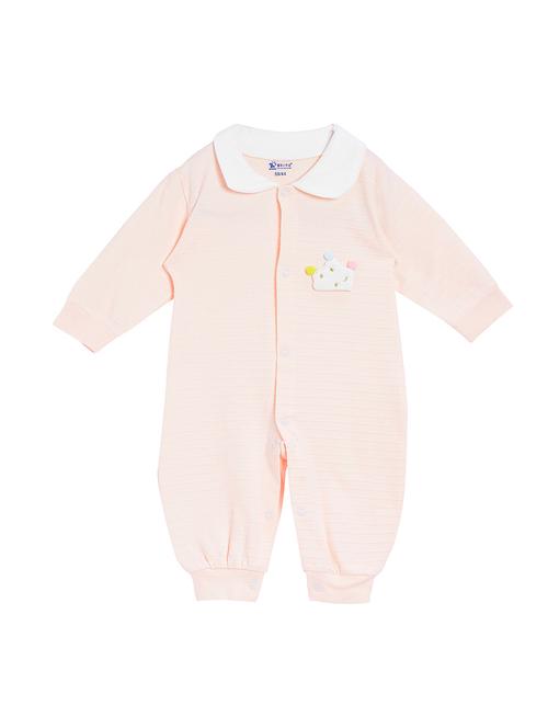 pink cotton romper - 15581473 - Very Small Image - 1
