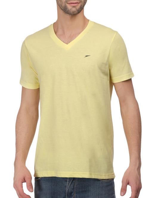 yellow cotton t-shirt - 15581642 - Very Small Image - 1