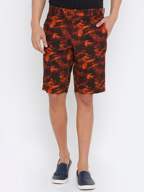 orange cotton bermuda - 15582243 - Very Small Image - 1