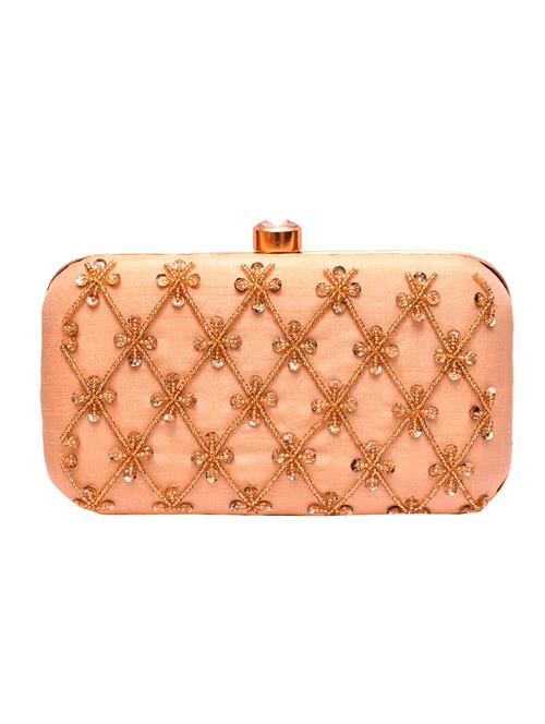 orange polyester box clutch - 15582662 - Very Small Image - 1
