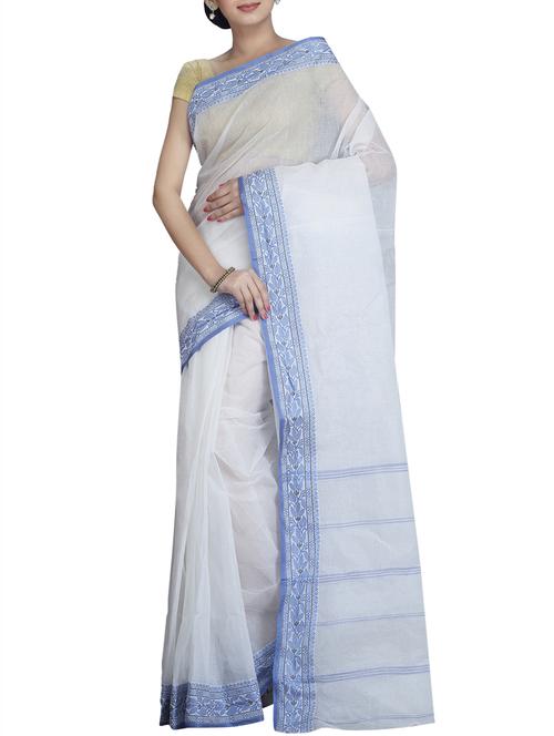 hand woven tant saree - 15583251 - Very Small Image - 1