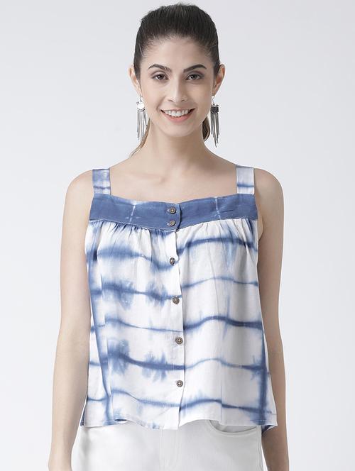 tie and dye button up top - 15586354 - Very Small Image - 1