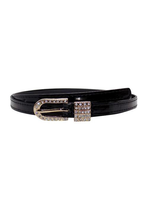 black leatherette (pu belt - 15586673 - Very Small Image - 1