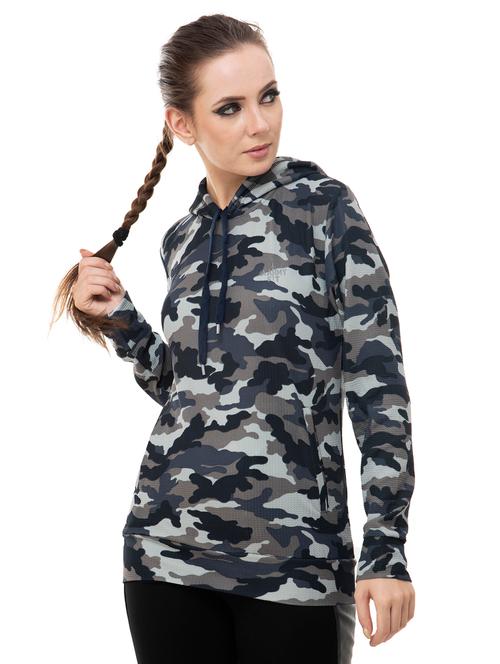 camouflage print hooded sweatshirt - 15587041 - Very Small Image - 1