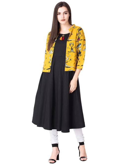 flared kurta with conversational jacket - 15587412 - Very Small Image - 1