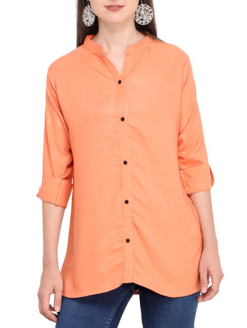 roll tab sleeve button up shirt - 15590277 - Very Small Image - 1