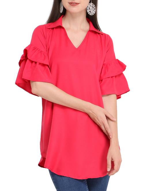 layered bell sleeve tunic - 15590280 - Very Small Image - 1