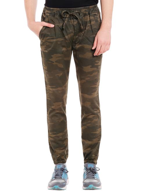 green cotton jogger - 15590891 - Very Small Image - 1