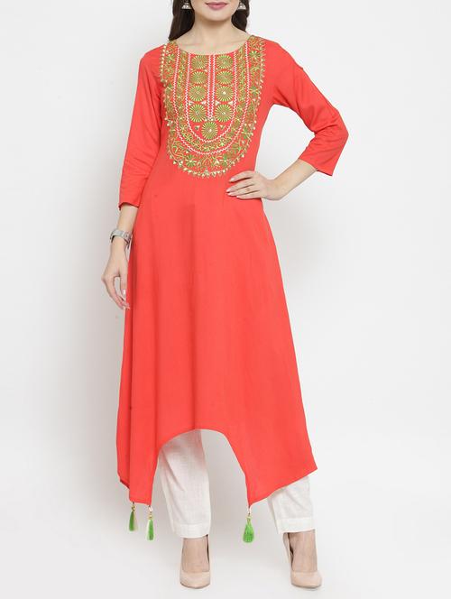 women's asymmetric kurta - 15590995 - Very Small Image - 1