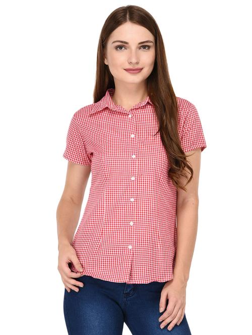 short sleeved checkered shirt - 15591375 - Very Small Image - 1