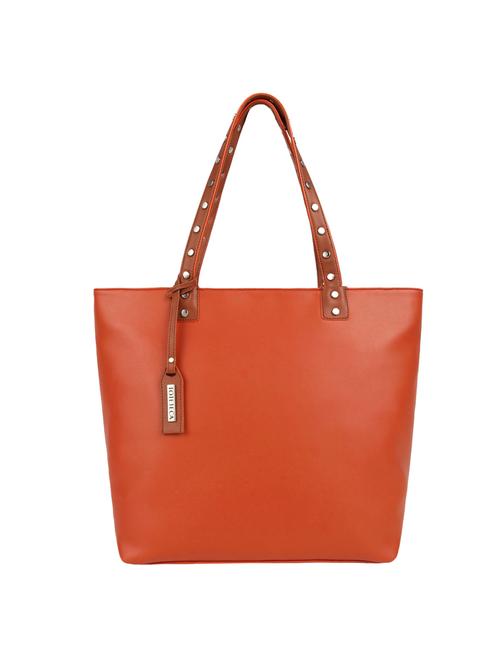 orange leatherette (pu) handbag - 15591463 - Very Small Image - 1