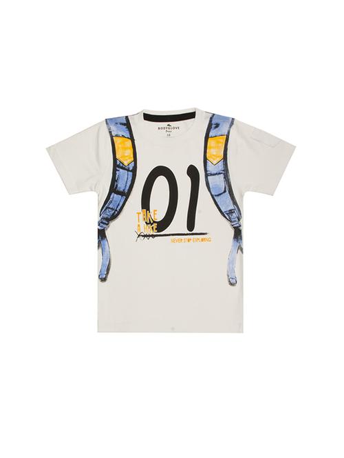 round neck graphic print t-shirt - 15601498 - Very Small Image - 1