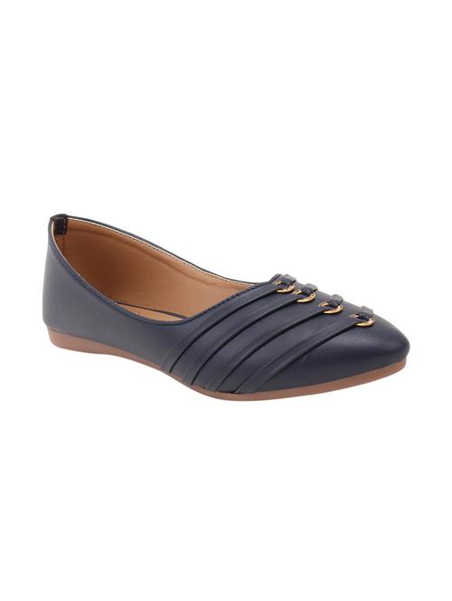 blue slip on ballerinas - 15601955 - Very Small Image - 1