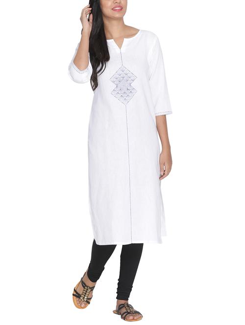 women's straight kurta - 15604683 - Very Small Image - 1