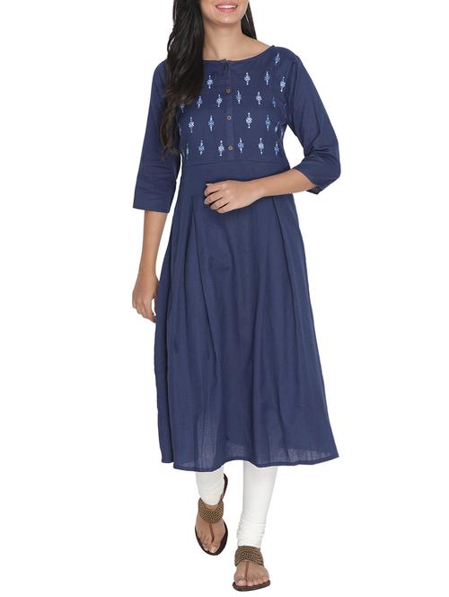 women's flared kurta - 15604687 - Very Small Image - 1