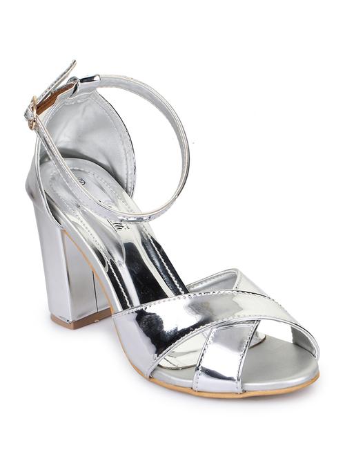 silver back strap sandals - 15605992 - Very Small Image - 1