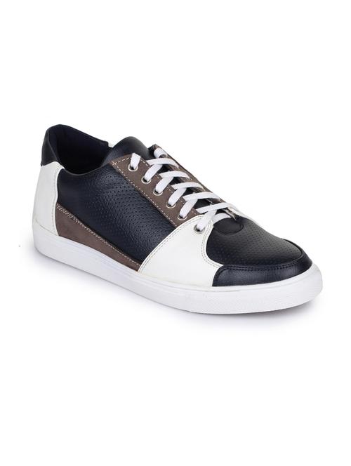 multi colored leatherette lace up sneakers - 15606303 - Very Small Image - 1