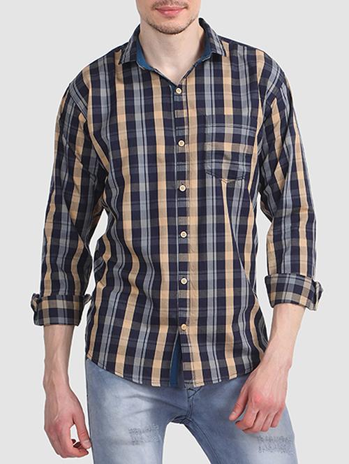 multi colored cotton casual shirt - 15607412 - Very Small Image - 1
