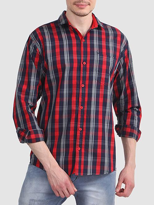 multi colored cotton casual shirt - 15607415 - Very Small Image - 1