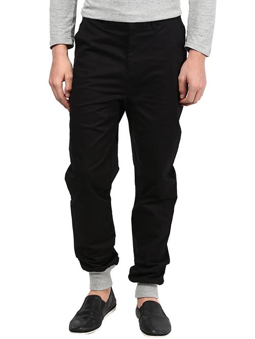 black cotton jogger - 15610319 - Very Small Image - 1